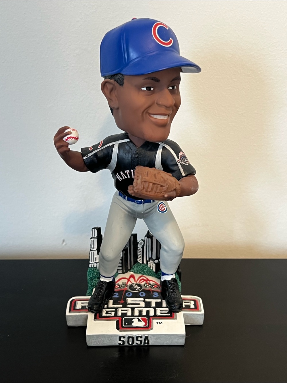 SAMMY SOSA 2003 FOREVER LEGENDS OF THE DIAMOND 2003 ALL-STAR GAME BOBBLE HEAD